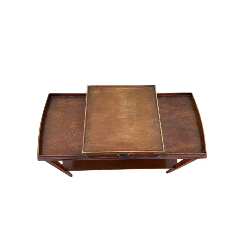 VTG Mersman Mid Century Mahogany federal period Console Table w drawer Antique
